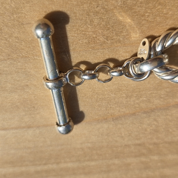 925 Silver Rope Bracelet - Picture 5 of 10